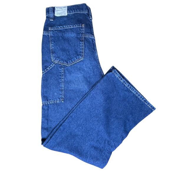 We The Free Tinsley Baggy High Rise Jeans size 30 New Dark Denim - Picture 4 of 11